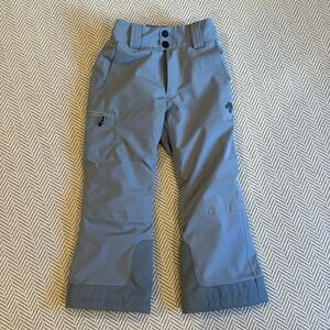 Kids Descente Axel snow pants size 6 titanium grey